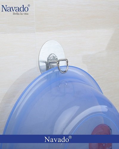 Phụ kiện phòng tắm móc chậu dán tường siêu bền