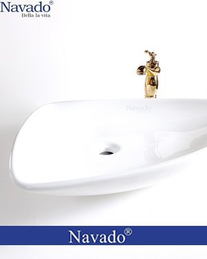 Bộ vòi chậu rửa lavabo sứ nghệ thuật cho khu nghỉ dưỡng