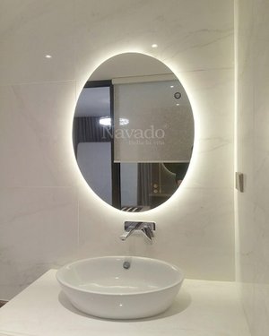 Gương đèn led cao cấp trang trí phòng tắm phôi bỉ