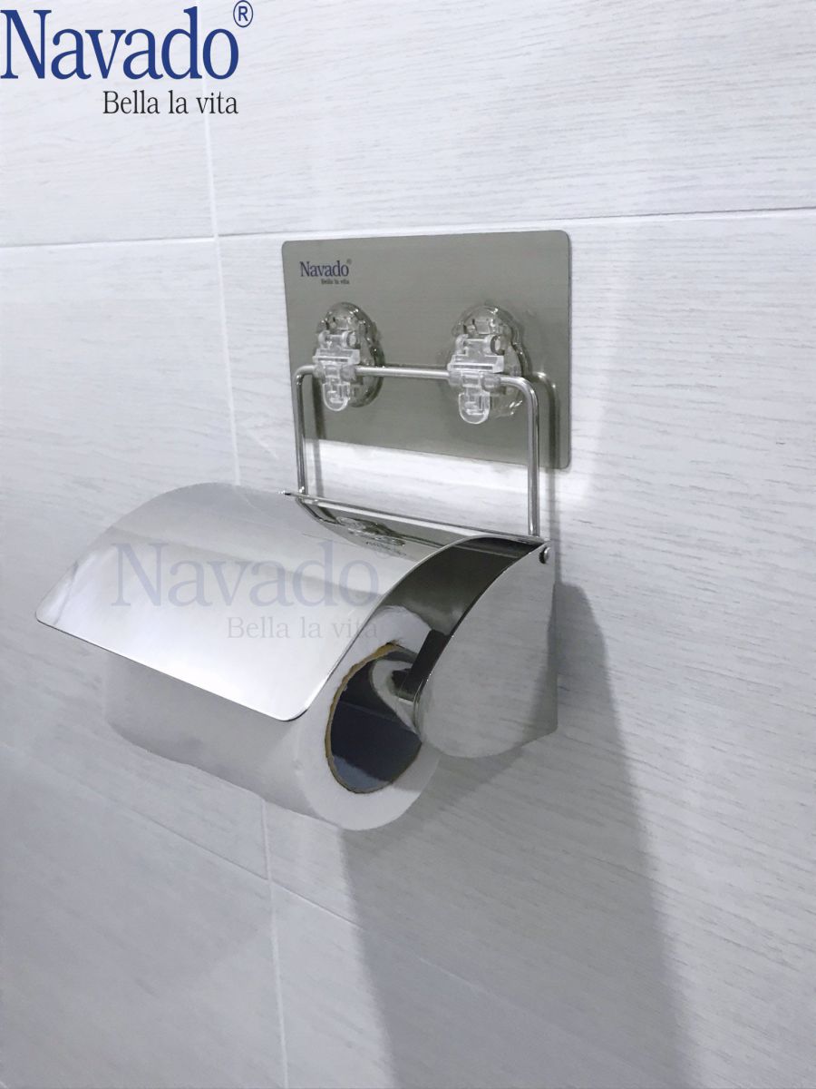 Kệ lô giấy vệ sinh không khoan tường